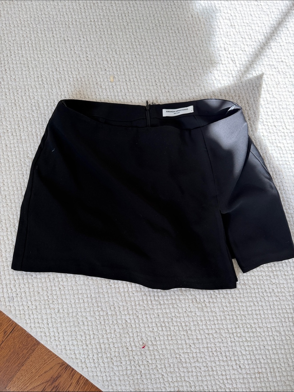 Amanda Uprichard Black Mini Skort